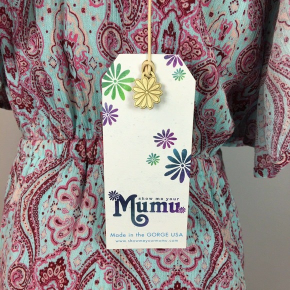 Show Me Your Mumu Paisley Rosarita Romper Playsuit - Picture 5 of 8